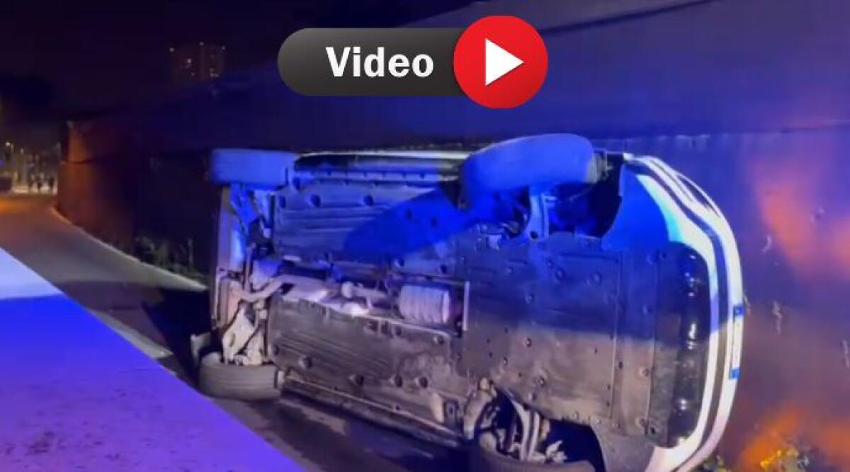 Incidente a Rimini: auto si ribalta vicino al Ponte Tiberio - Il luogo dell'incidente