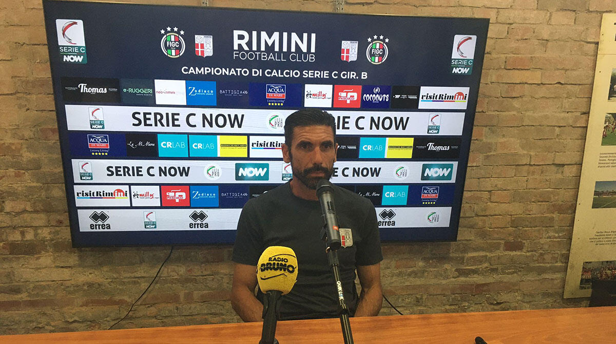 Rimini Calcio, arriva la Recanatese. Raimondi: 'Sta a noi dimostrare che valiamo di più del terz'ultimo posto' - Mister Raimondi