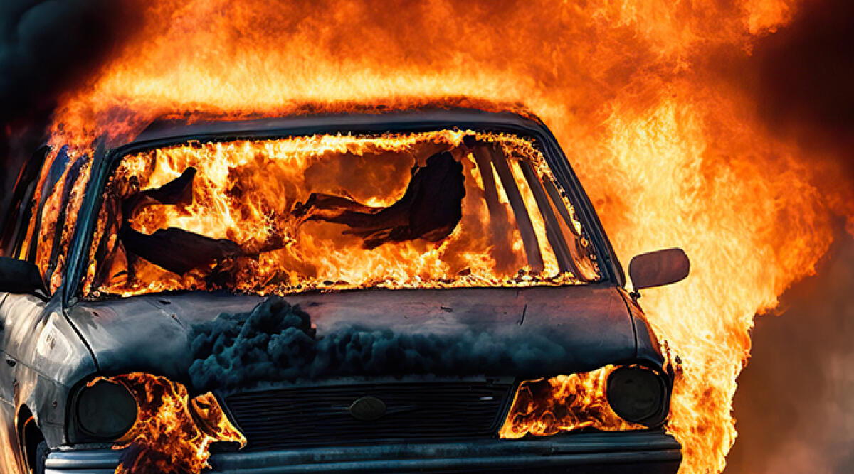 Incendi dolosi a Riccione: due auto in fiamme in via Calabria - REPERTORIO