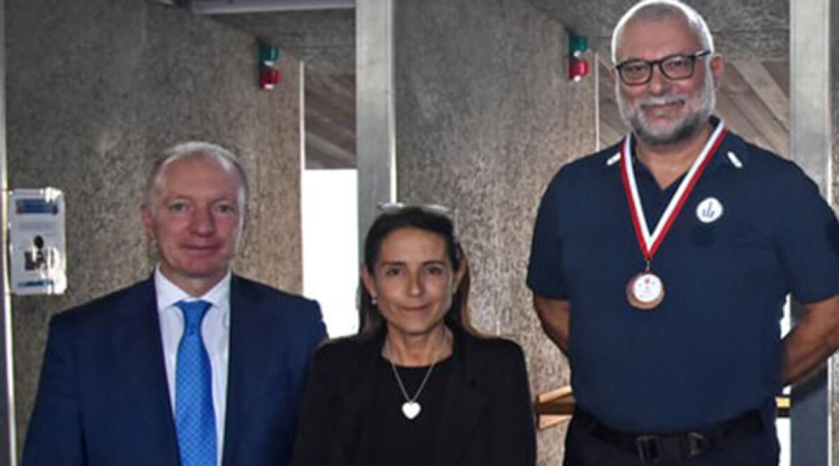 Sovrintendente Giuseppe Perra: Campione Italiano di Tiro Operativo - La premiazione