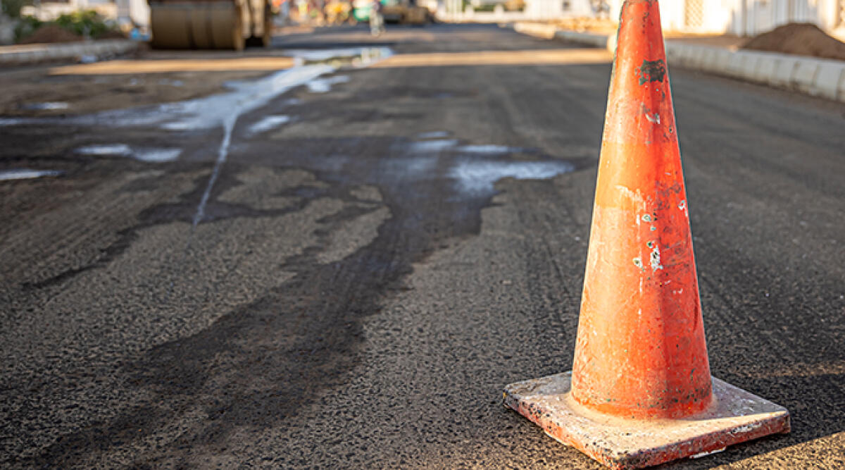Dal 23 ottobre: importanti lavori di sicurezza stradale in Viale Matteotti a Rimini - Lavori di risanamento a Viale Matteotti. Foto repertorio