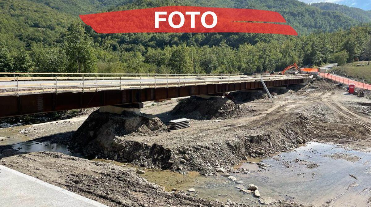 Ripartenza in tempi record: Casteldelci ha una nuova porta d'accesso al paese - Lavori in corso al nuovo Ponte sulla Provinciale, Casteldelci