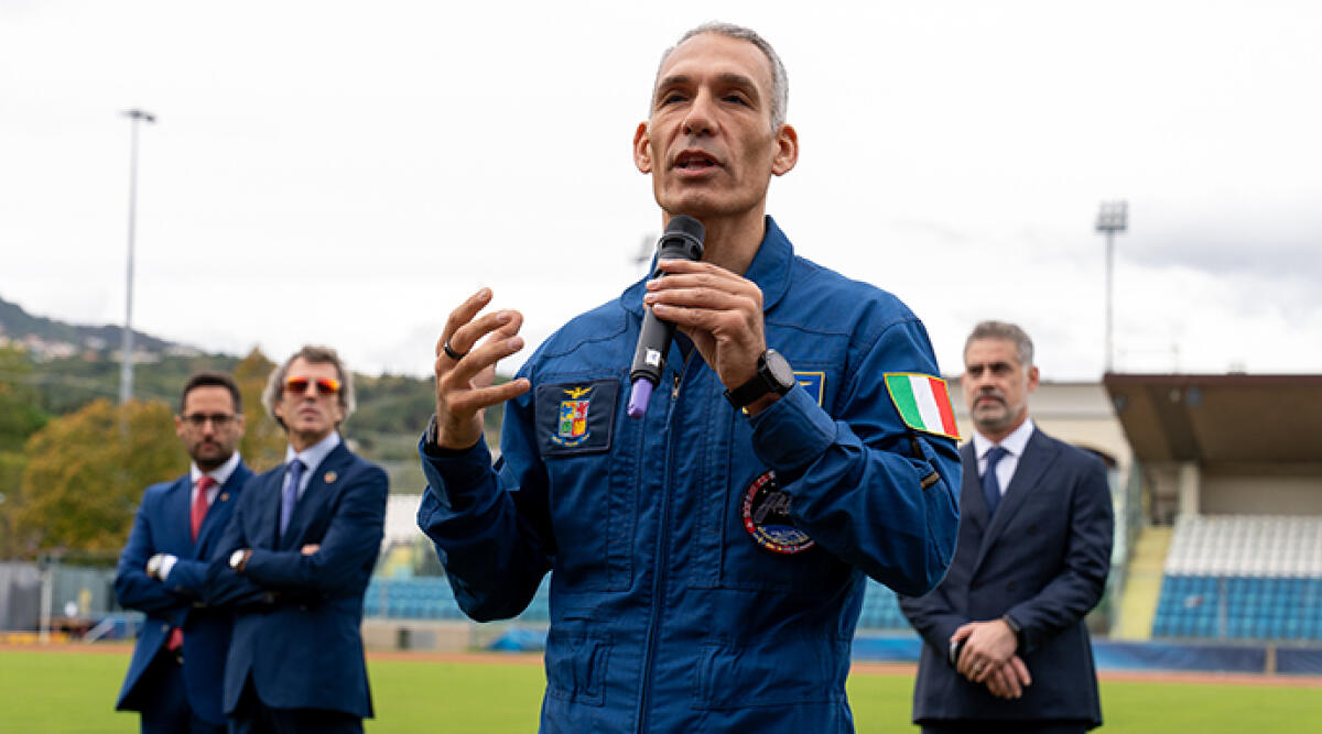 San Marino Aerospace 2023: un successo stellare - L’astronauta Walter Villadei