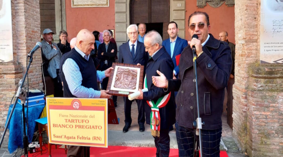 A Sant’Agata Feltria un poker di gusto e di pubblico per la Fiera del Tartufo - Cangini, Polidori e Lidoni