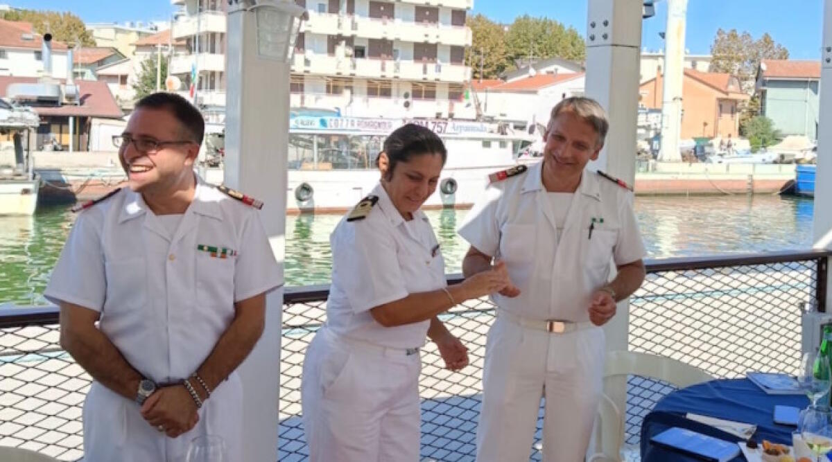 Bellaria, brunch conviviale per celebrare l’avvicendamento alla Capitaneria di Porto - Il brunc della Capitaneria di Porto