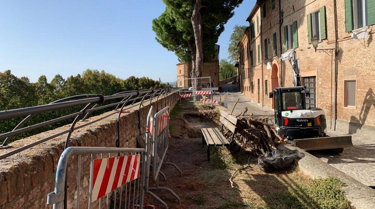 Santarcangelo, indagini geologiche in corso per la sicurezza di Via Pio Massani - Via Pio Massani, Santarcangelo di Romagna
