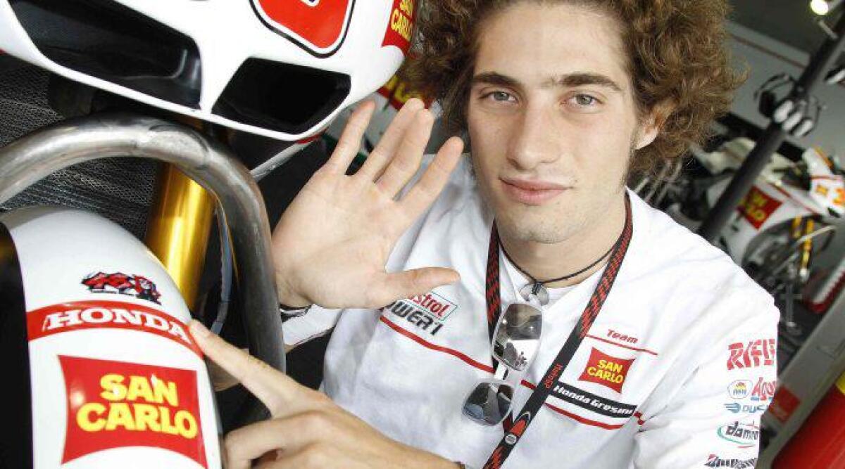 Marco Simoncelli, il ricordo di Coriano a 12 anni dalla morte - Marco Simoncelli
