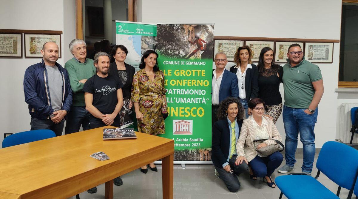 Grotte di Onferno Patrimonio Unesco: una serata per celebrare l'ambito riconoscimento - Un momento della serata