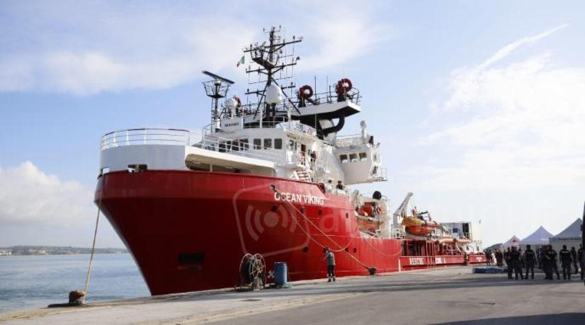 Arrivata a Ravenna la nave Ocean Viking con 47 migranti - Ocean Viking
