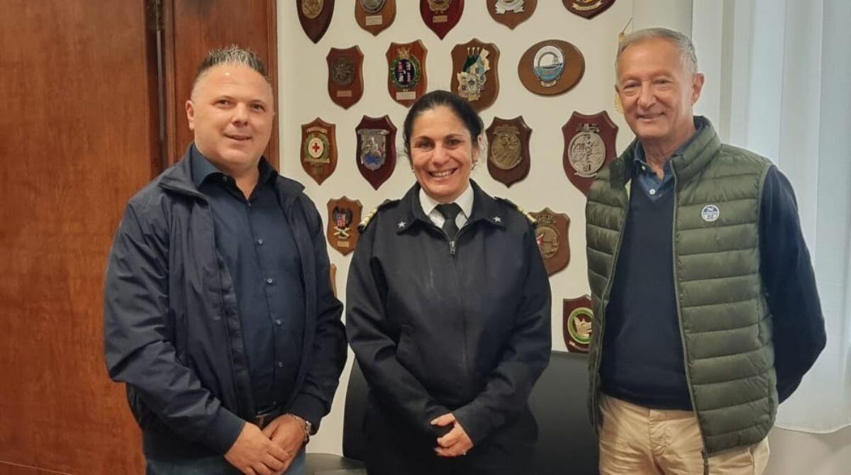 Capitaneria di Porto di Rimini e Conflavoro Pmi: focus su cultura del mare, ambiente e sviluppo economico - Corrado della Vista, comandante Capozzella, Alessandro Lualdi