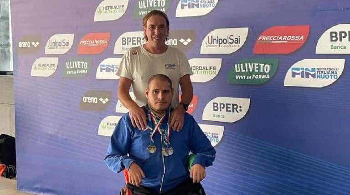 Nuoto Paralimpico, 2 medaglie d'argento e un bronzo per Mattia Ziletti (Polisportiva Riccione) - 