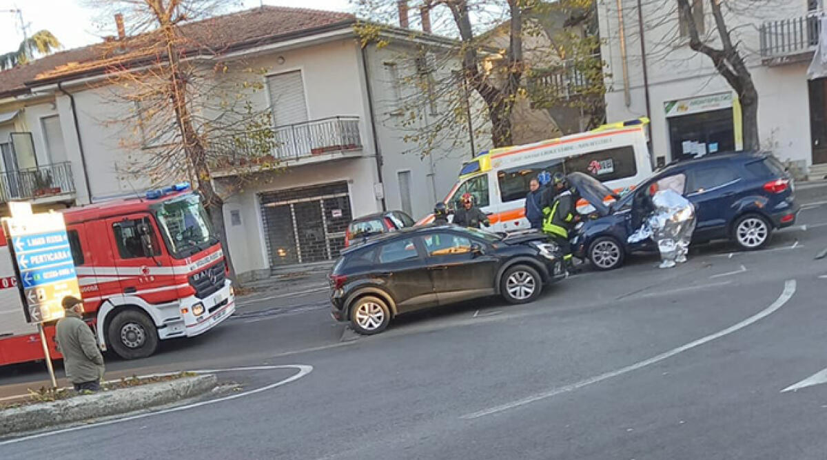 Grave incidente a Novafeltria: due feriti trasportati d'urgenza a Cesena - Il luogo dell'incidente