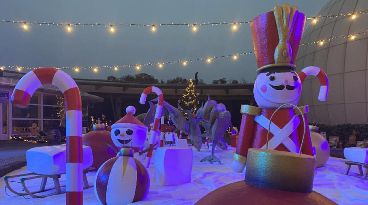 Un Natale incantato: anche i Parchi Costa della Romagna si vestono a festa - Alcuni degli allestimenti ad Oltremare Riccione