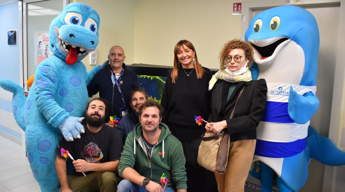 Dopo la scomparsa di Oscar, l'acquario dell'Ospedale torna a popolarsi di pesci donati da tutta Italia - Inaugurazione dell'acquario