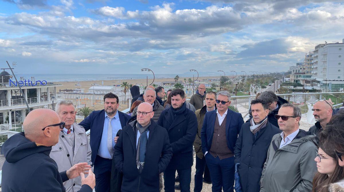 Amministratori della Brianza a Rimini: confronto su infrastrutture idriche e climate change - La visita al Belvedere del Parco del Mare