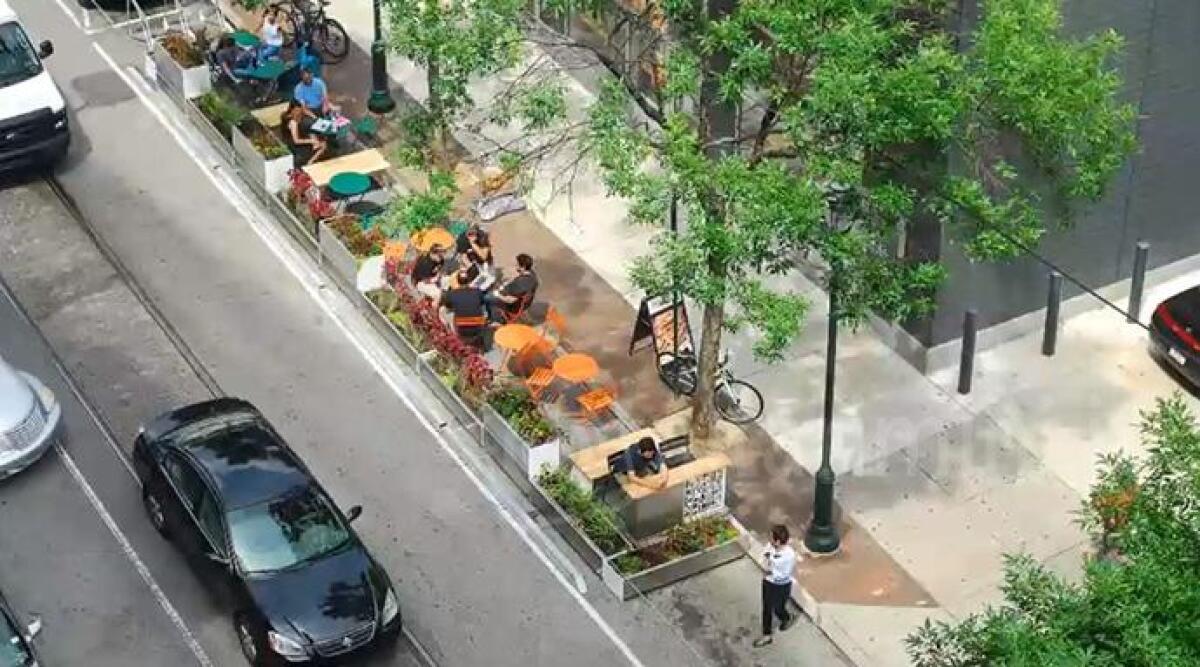 Proroga Dehors, il Comune di Rimini sollecita: indispensabile per sostenere i locali - Rendering del progetto Rimini Open Space