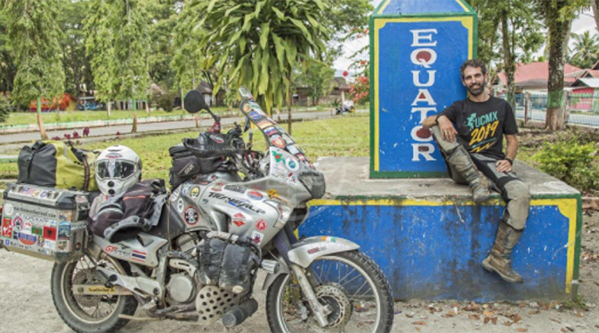 In moto verso l’infinito: i viaggi avventura di un poliziotto riminese - Matteo Nanni, 40enne riminese in partenza per l'epica avventura nel Sud America