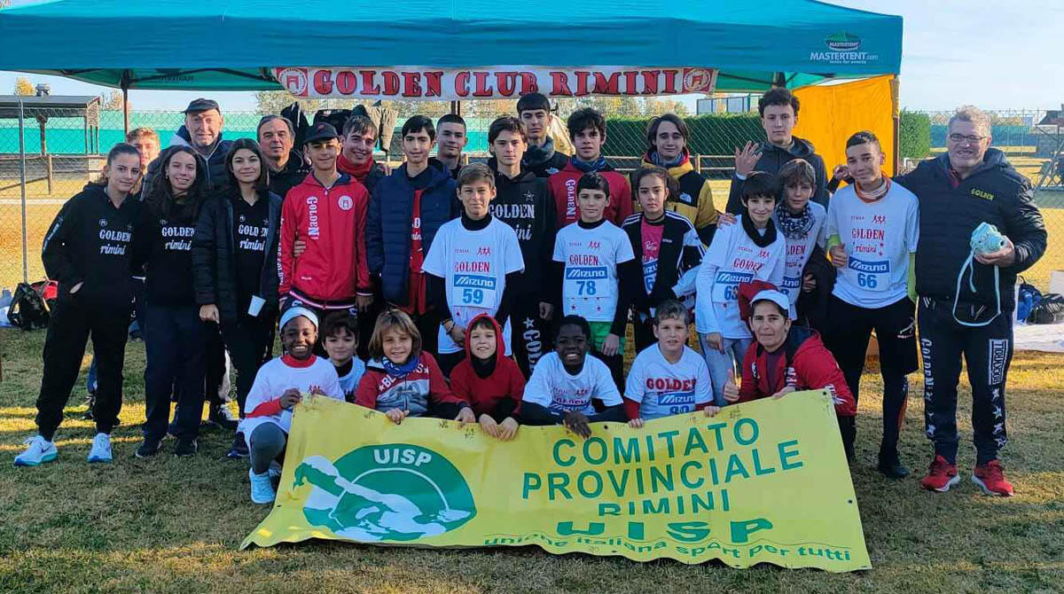 Poker d'assi e di medaglie d'oro per il Golden Club Rimini al Cross Day -