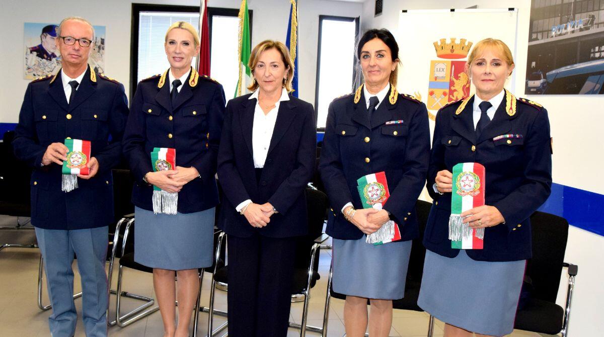 Consegna della Sciarpa Tricolore ai nuovi Commissari della Polizia di Stato a Rimini -