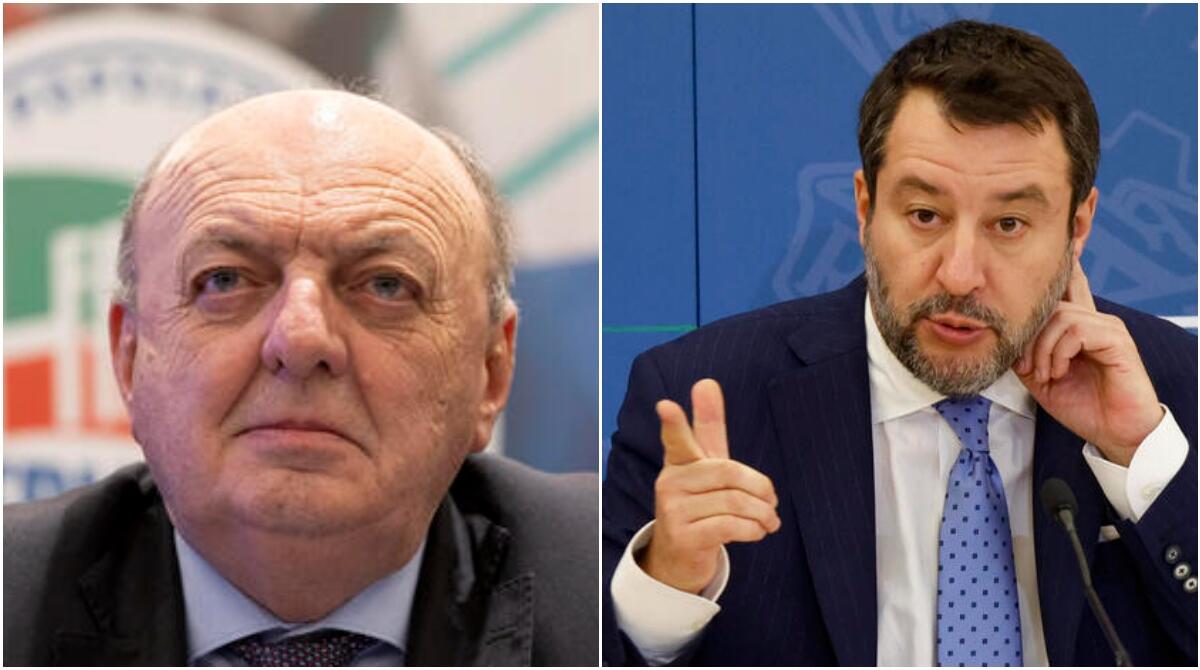 Ecomondo: -1 alla fiera dei record. A Rimini il ministro Pichetto Fratin. Salvini si collega in video - I ministri Pichetto Fratin e Salvini (foto Ansa)