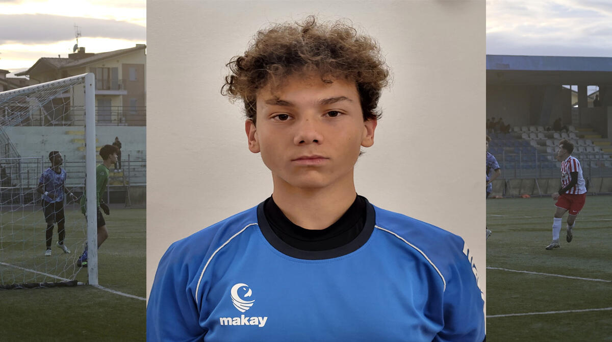 Bellaria, Raoul baby portiere goleador: una rete storica per l'allievo del mitico Mauro Bertozzi - Il giovane portiere Raoul De Mizio