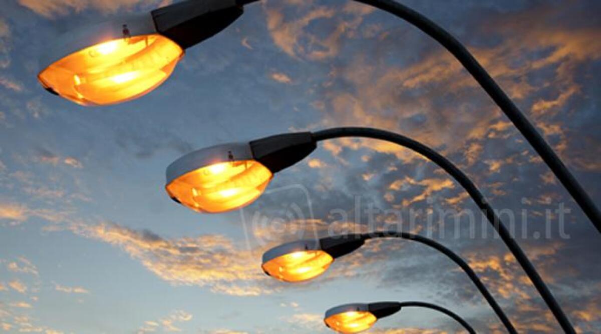 Santarcangelo, via Scalone e Ronchi si illuminano con nuovi lavori di riqualificazione energetica - Foto di repertorio