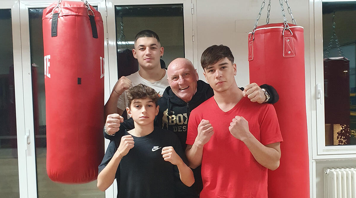 Boxe Santarcangelo, weekend di impegni: sul ring i giovani Sanna, Trezza e Salaroli - I pugili impegnati con il Maestro Tiziano Scarpellini della Boxe Santarcangelo