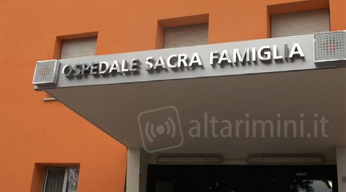 Novafeltria, nuova sede ammodernata per il centro di salute mentale - Insegna ospedale Sacra Famiglia di Novafeltria ARCHIVIO