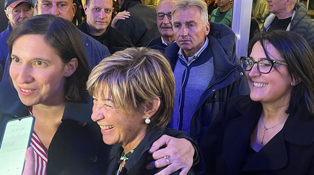 Elly Schlein celebra la vittoria di Angelini e invita alla partecipazione attiva nel Pd - Un momento della giornata a Riccione di Elly Schlein. Foto dal profilo Fb di Emma Petitti