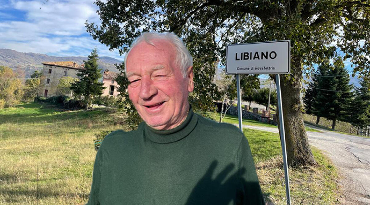 Libiano, il paese fantasma con un solo abitante. Vittorino: "Le bisce? Mi fanno compagnia" - Il borgo di Libiano e il suo unico abitante il signor Vittorino Giorgi