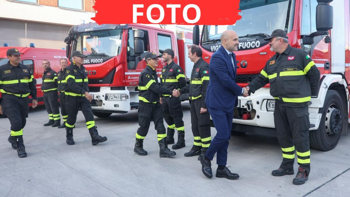 Visita del sottosegretario Prisco al Comando dei Vigili del Fuoco e alla Fiera Ecomondo - Incontro del sottosegretario di Stato al Ministero dell'Interno con i Vigili del Fuoco di Rimini