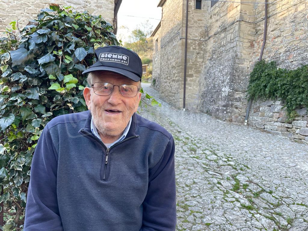 Il Signor Graziano Ugolini, uno dei 5 abitanti di Bascio