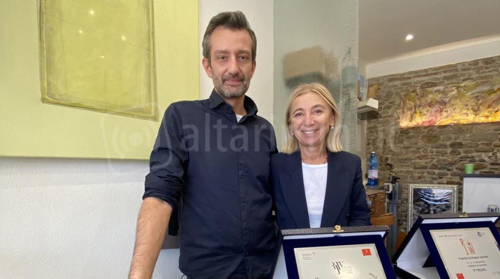 L’orafo Ridolfi con la sindaca Foronchi