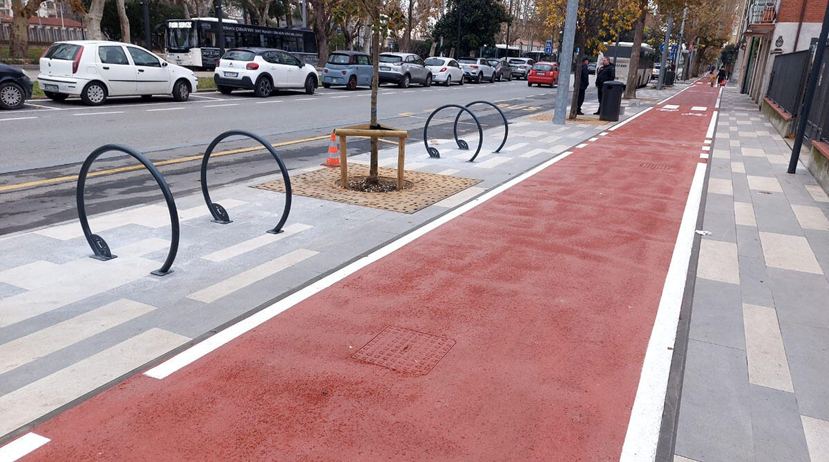 Riqualificazione in Movimento: completato il secondo tratto di piazzale Cesare Battisti - Lavori conclusi su lato monte di Piazza C. Battisti, Rimini