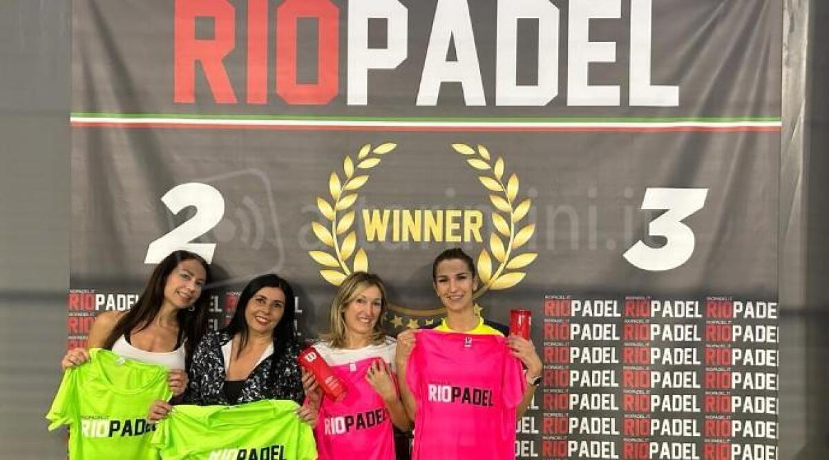RioPadel, torneo Giallo: Susy-Sabrina e Volpi-Taddei le coppie vincenti. Campionato invernale: le nuove classifiche - 