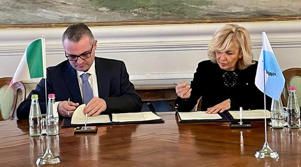 Emilia Romagna e San Marino fanno di nuovo rete: rinnovato il Protocollo per una collaborazione tecnico scientifica e amministrativa - Protocollo San Marino: Donini e Mularoni