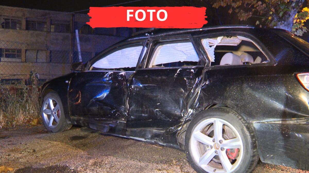 Audi A6 in fuga, inseguimento da film ad alta velocità a Riccione: quattro feriti - L'auto inseguita dai carabinieri finita contro la recinzione