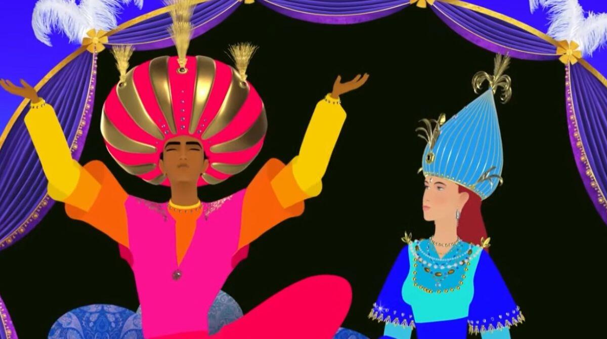 Tutti i film di Natale al Cinema Tiberio di Rimini - Una scena del film "Il faraone, il selvaggio e la principessa"