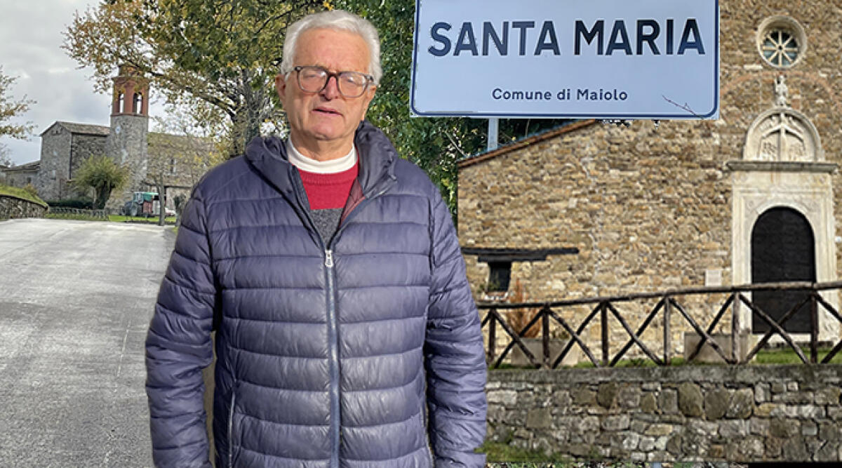Santa Maria e i suoi gioielli: l'antica Chiesa, la fontana di Pantani e il mitico Pupa - Mario Gianessi "Pupa" racconta il borgo di Santa Maria d'Antico, Maiolo
