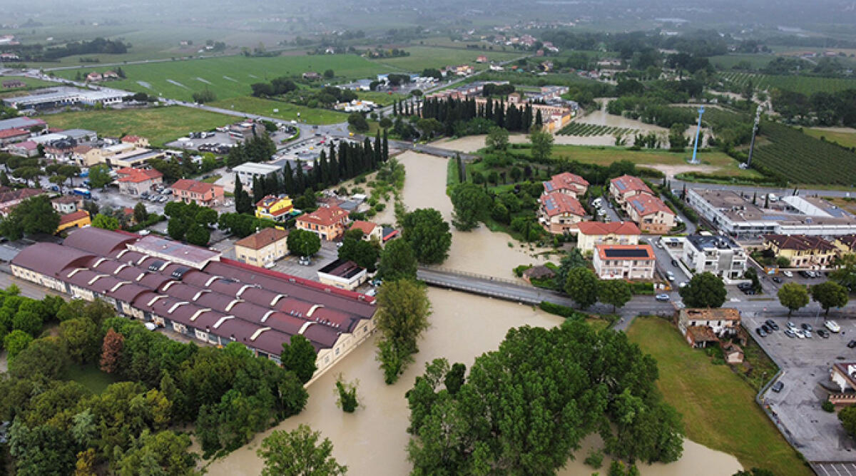 Santarcangelo: 1.8 milioni di euro per la messa in sicurezza. Lavori in arrivo su strade danneggiate dall'alluvione - Fiume Uso, foto Matteo Osanna