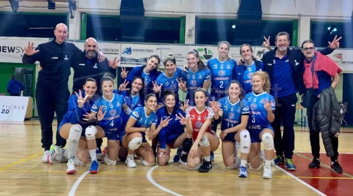 Volley B2 femminile, nel derby contro l'Emanuel Riviera successo da tre punti per Lasersoft Riccione (3-0) - 