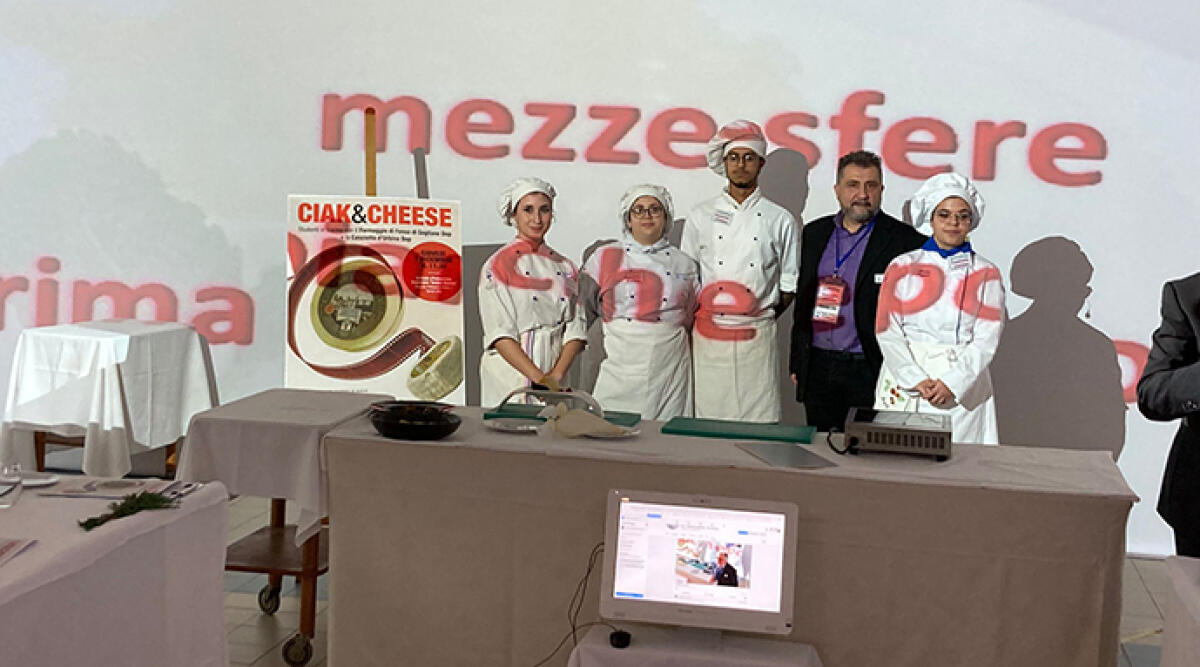 L'alberghiero di Novafeltria trionfa al Ciak&Cheese con un dolce eccezionale - I giovani cuochi di Novafeltria