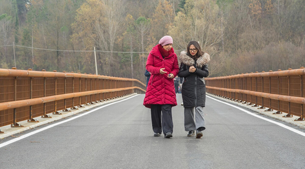Mercato Saraceno, inaugurato il nuovo ponte sul torrente Borello - Inaugurazione Ponte Piavola