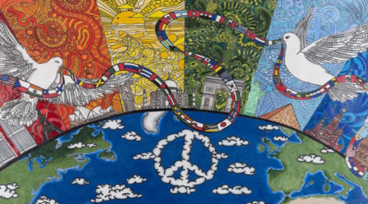 Concorso internazionale di arte “Un Poster per la Pace: osate sognare”, tre le alunne vincitrici di Cattolica - Un poster per la Pace