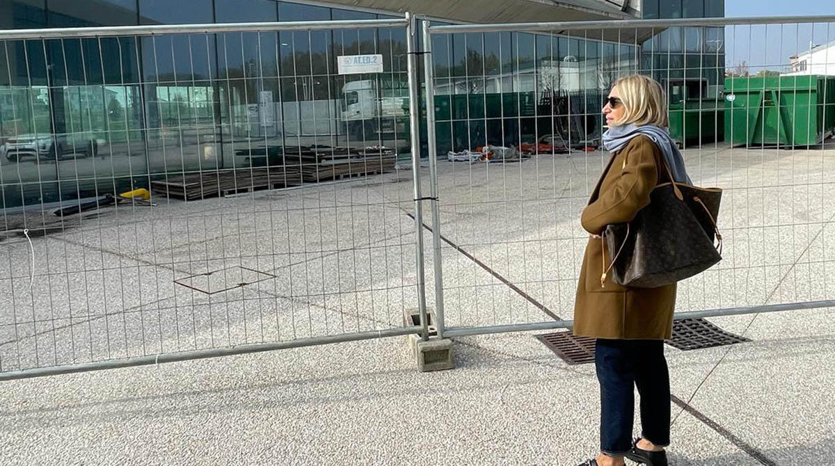 Dal porto al Palazzetto dello Sport, i cantieri per cambiare il volto di Cattolica - La sindaca Foronchi al cantiere del Palazzetto