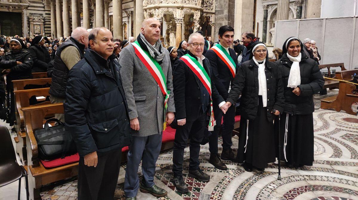 Sant'Agata Feltria, Padre Agostino da Montefeltro verso le beatificazione - Un momento della cerimonia