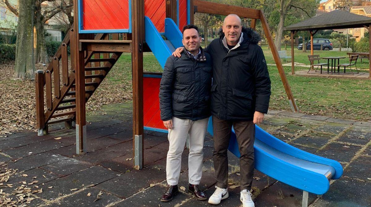 Riqualificazione delle aree gioco: importanti lavori nei parchi e giardini comunali di Riccione - Christian Andruccioli e Fabio Galli