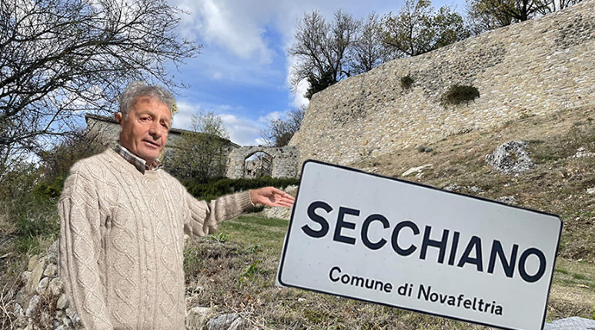 Vive in un castello, ma non è un re. Pier Domenico e il suo amore sconfinato per Secchiano - Il signor Pier Domenico ci apre le porte del suo Castello a Secchiano