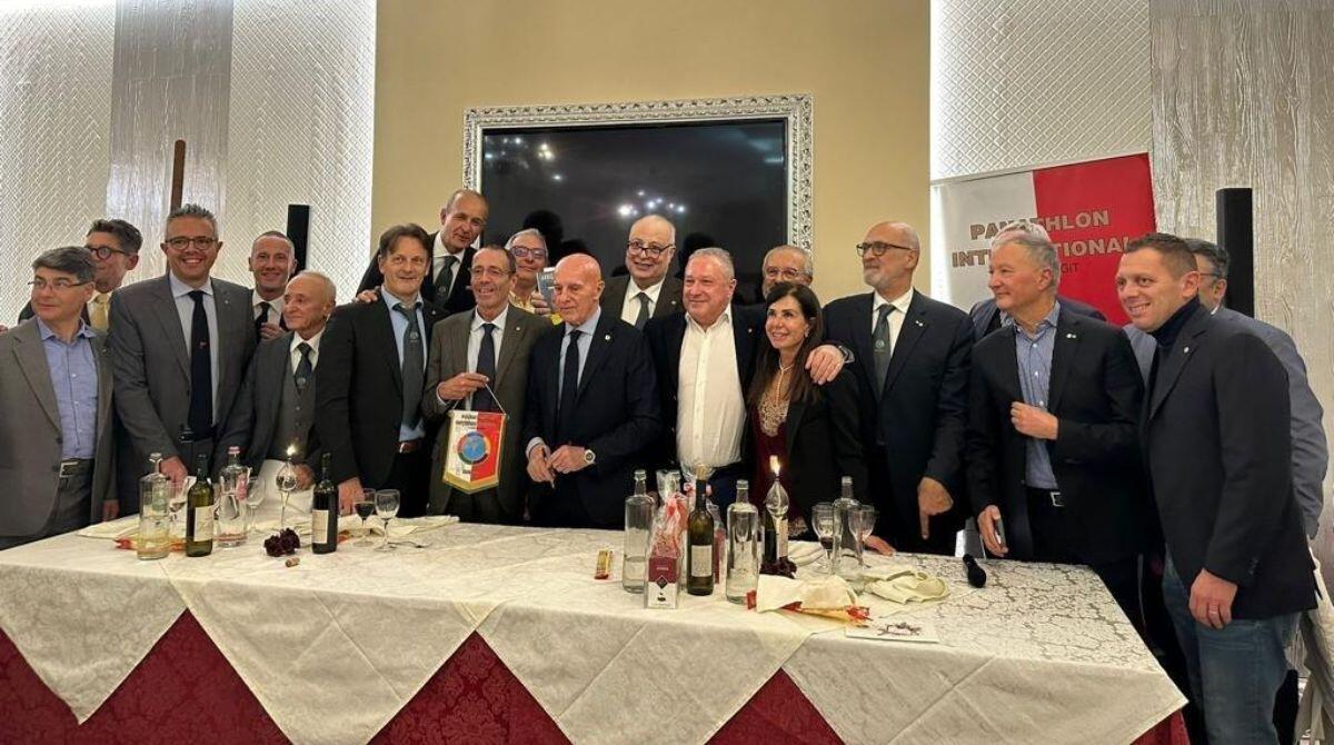 Arrigo Sacchi alla serata degli auguri del Club Panathlon Rimini -