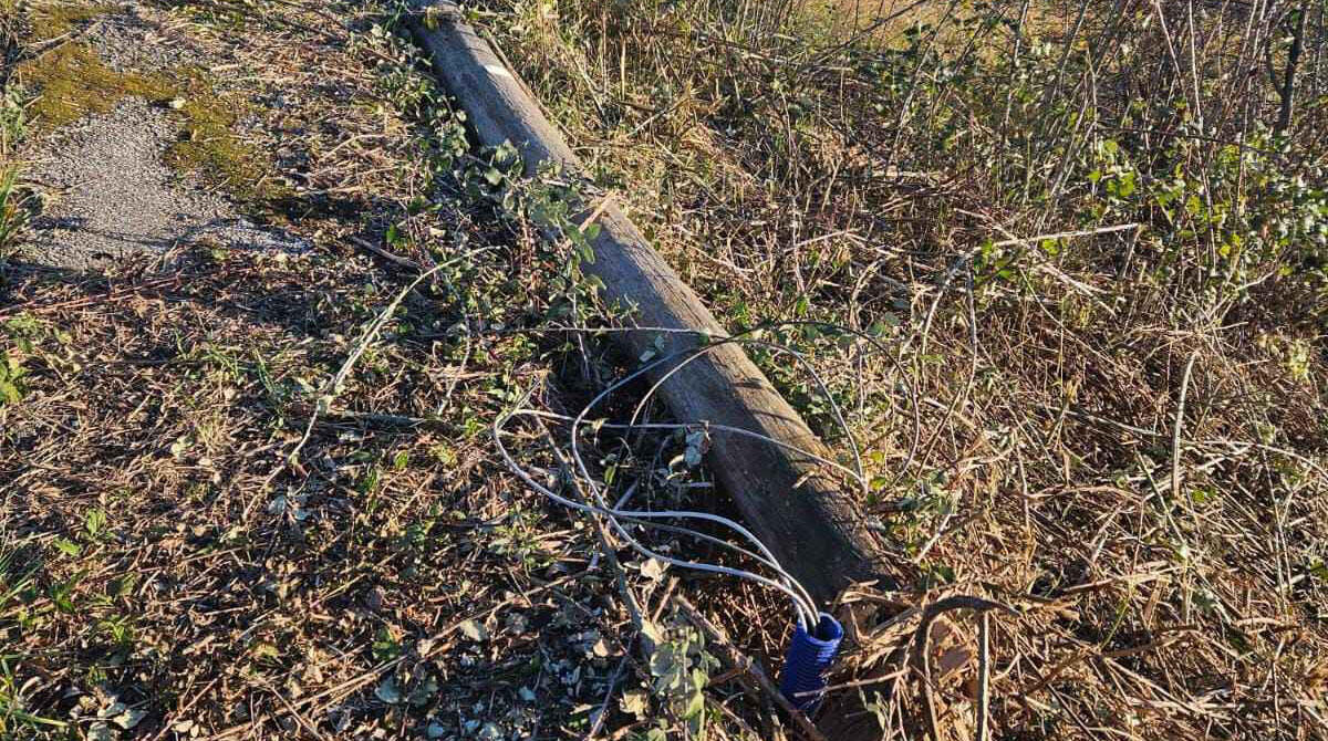 Perticara, la via Pirazzoli senza telefono e Adsl: residenti protestano - Foto della lettrice
